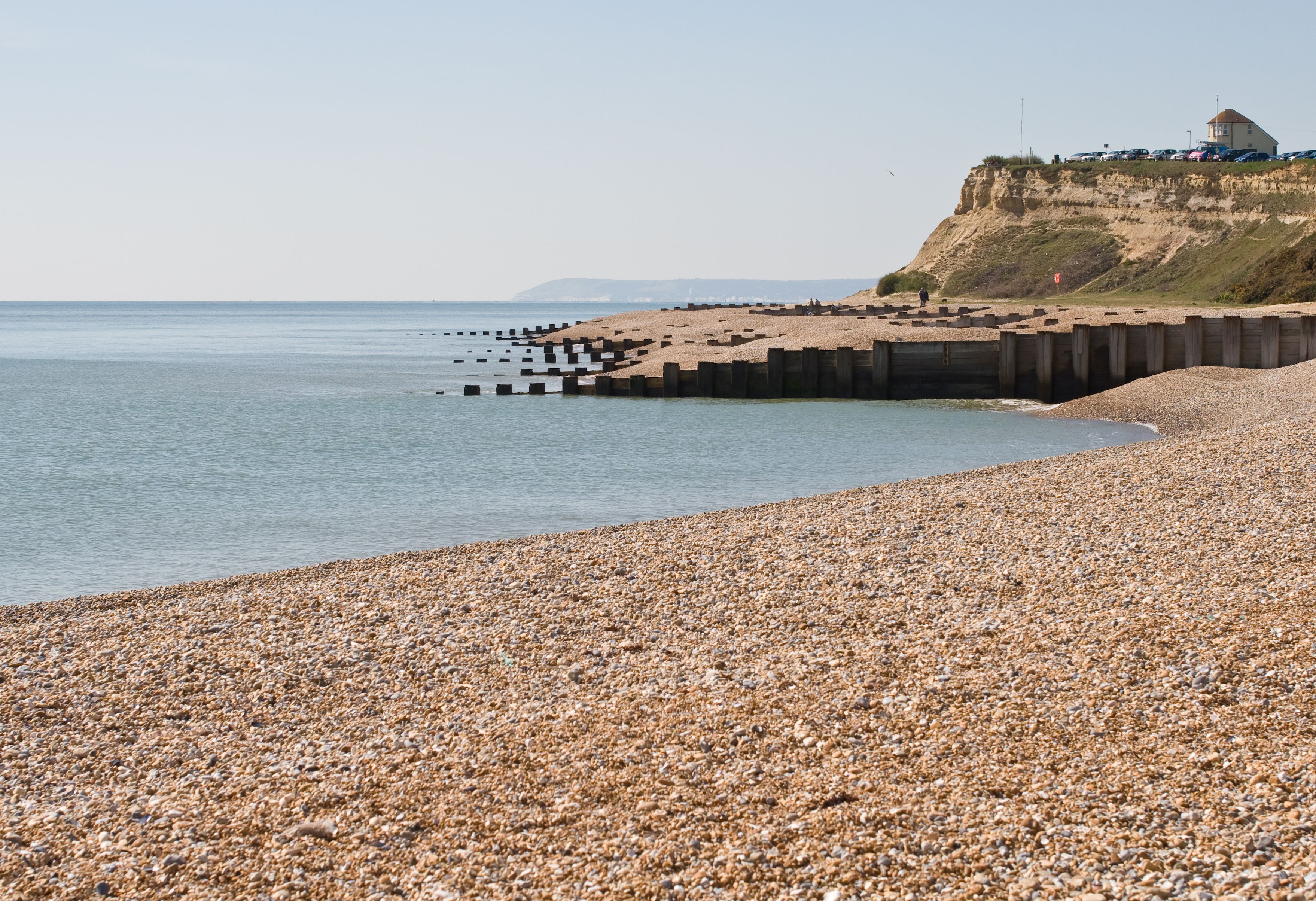 Hastings Beach 4 minute walk from Vive Hotel